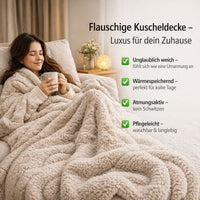 Flauschige Kuscheldecke – Super weich, warm & gemütlich