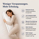 Seitenschläferkissen 👉 „Entlastet Nacken, Schultern & Rücken – jede Nacht“
