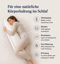 Seitenschläferkissen 👉 „Entlastet Nacken, Schultern & Rücken – jede Nacht“
